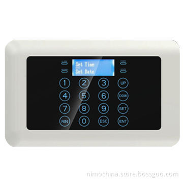 Touch Panel GSM Alarm System, 433/868MHz Wireless Frequency